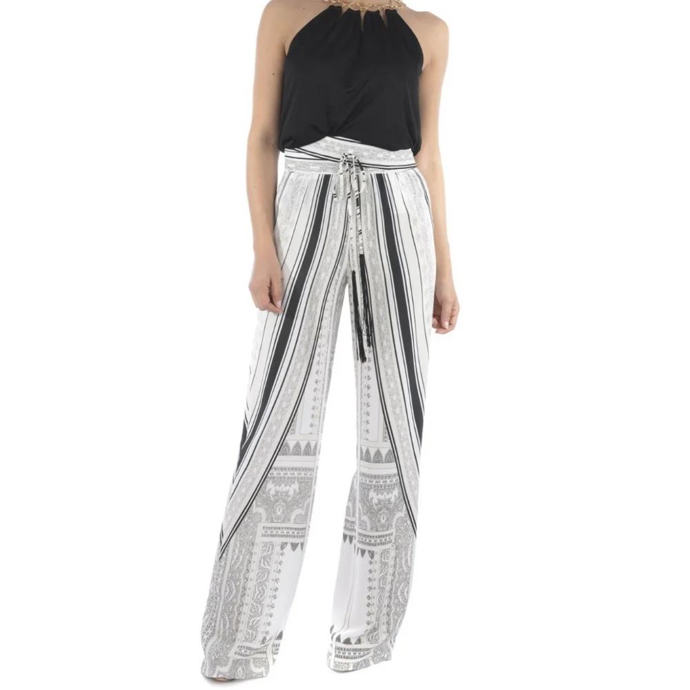 Roberto Cavalli Class Palazzo Pants, made in Italy 🇮🇹 - Picture 1 of 8